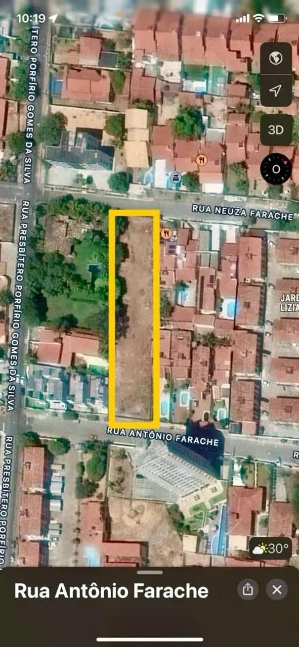 Ótimo terreno com acesso a duas ruas pavimentadas (saneado) - Foto 2