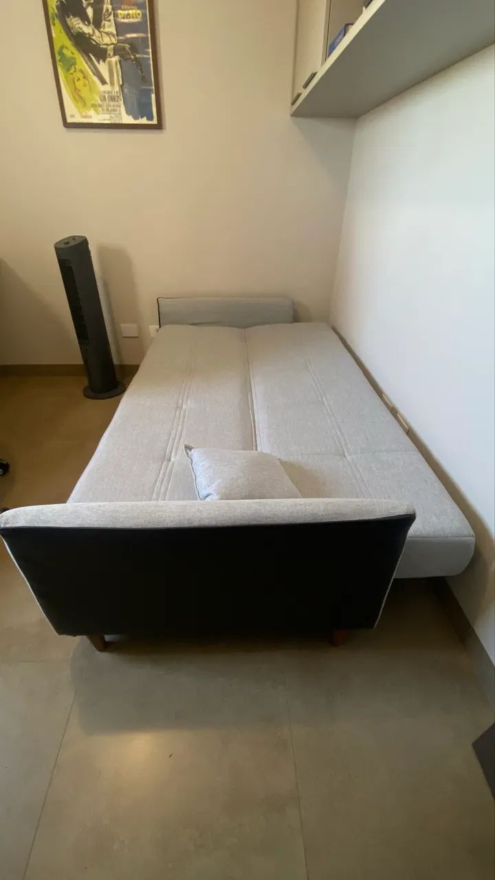 Sofá Cama Linho Rústico - Foto 3