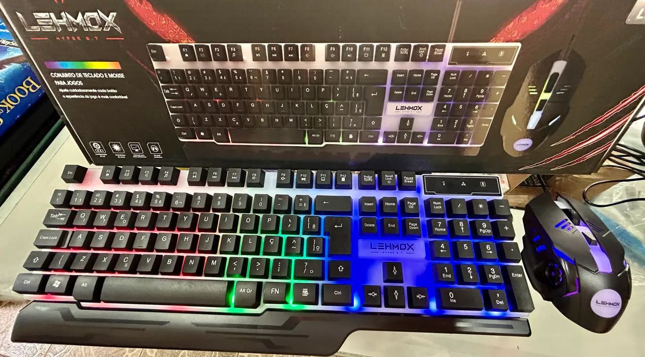 Kit Teclado e Mouse GAMER Lehmox HyperGT - Foto 2