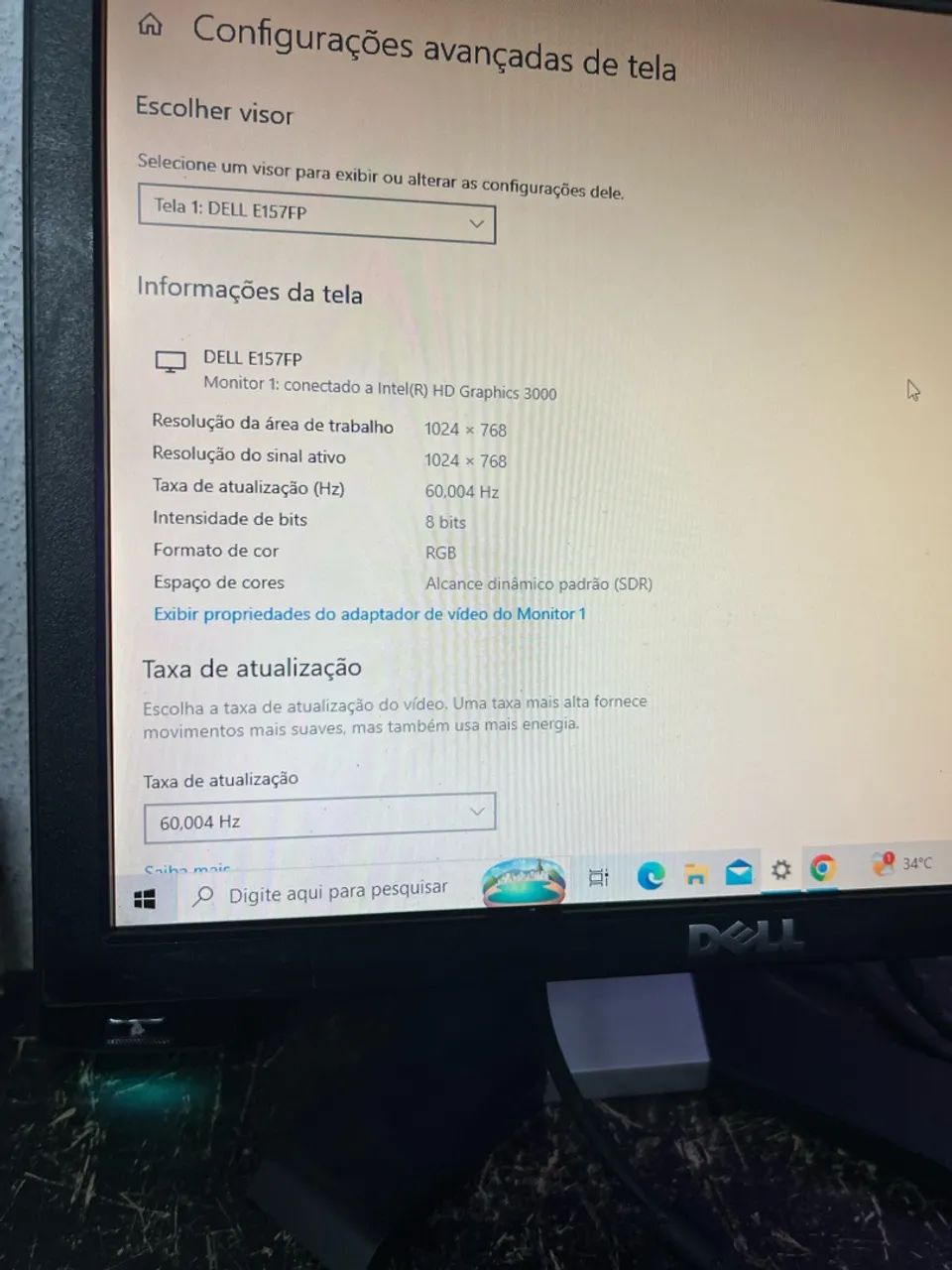 Monitor Dell 15 polegadas - Funcionando - Foto 2