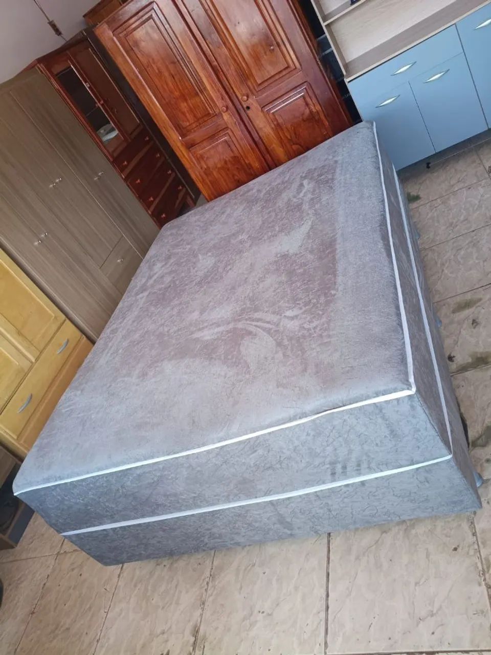 Cama unibox nova molas tradicional  - Foto 2
