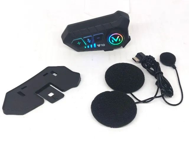 Fone Y10 Bluetooth para capacete de moto - Foto 3