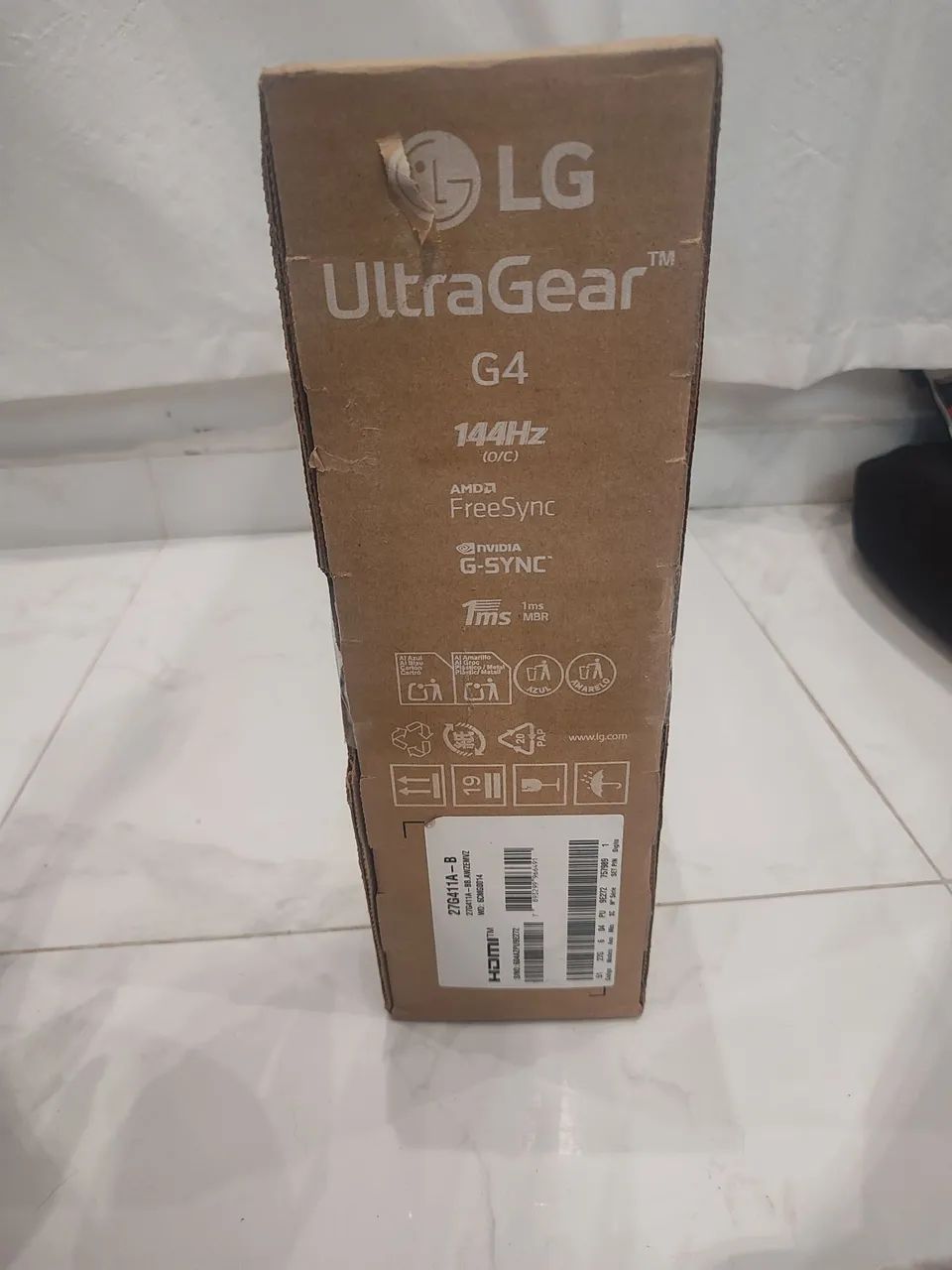 monitor gamer lg ultragear de 27 polegadas lacrado - Foto 3