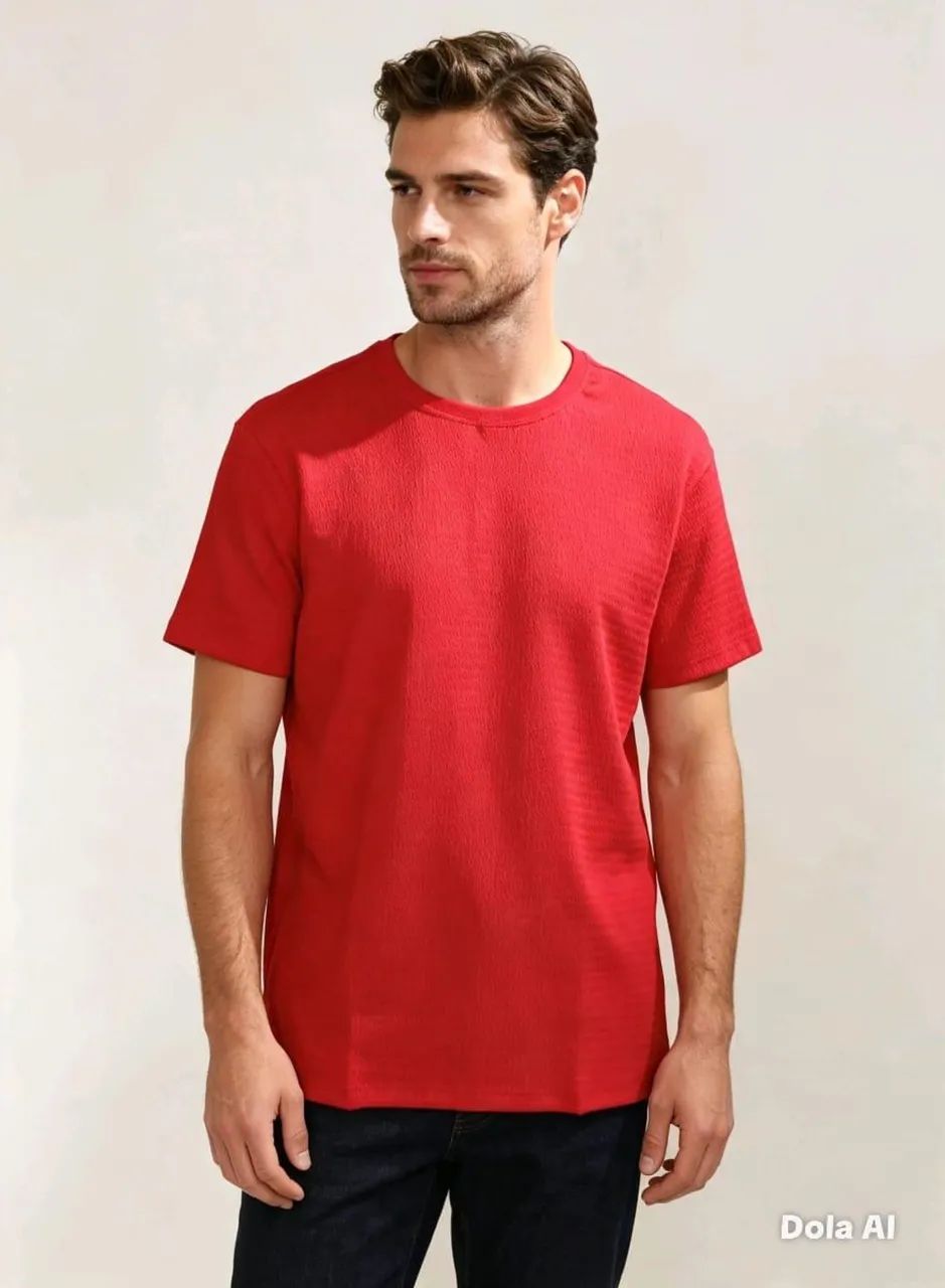 Camisetas básicas masculina nova lisa