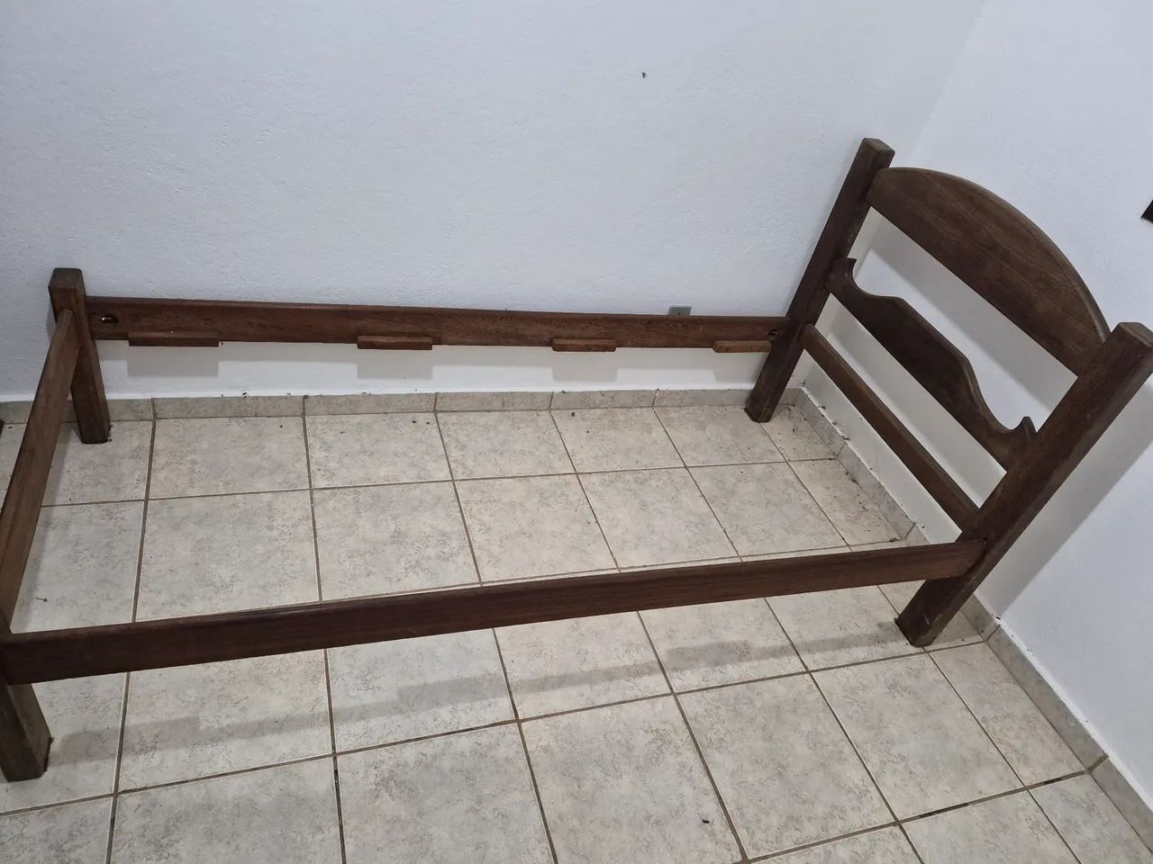 Cama solteiro  em sucupira maciça  - Foto 3
