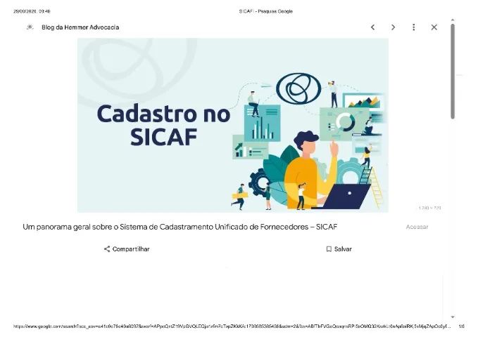 INSCRIÇÃO DE EMPRESA NO SICAFI