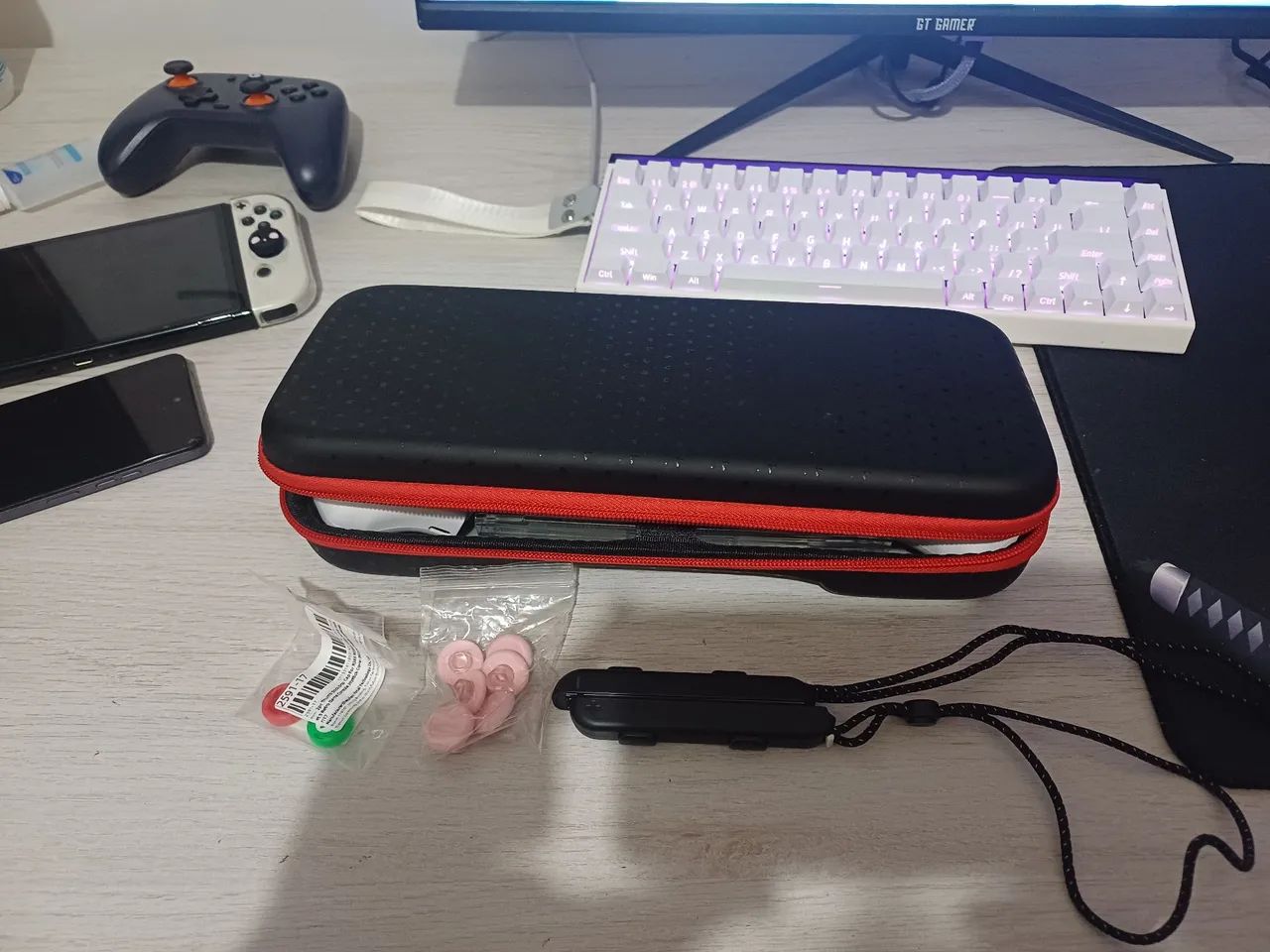 Nintendo Switch OLED Branco Desbloqueado  - Foto 4