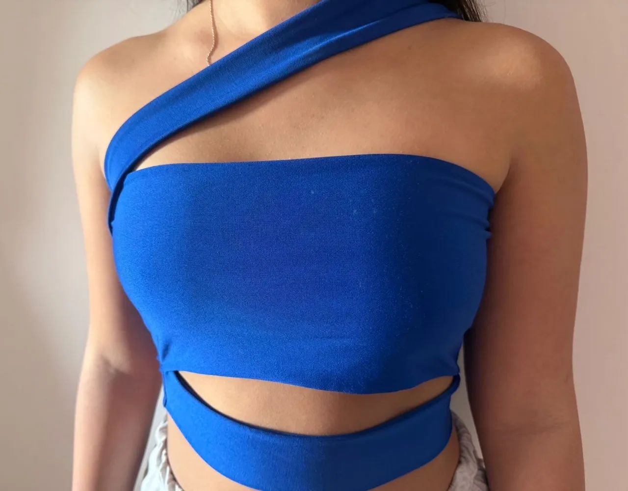 Top azul 