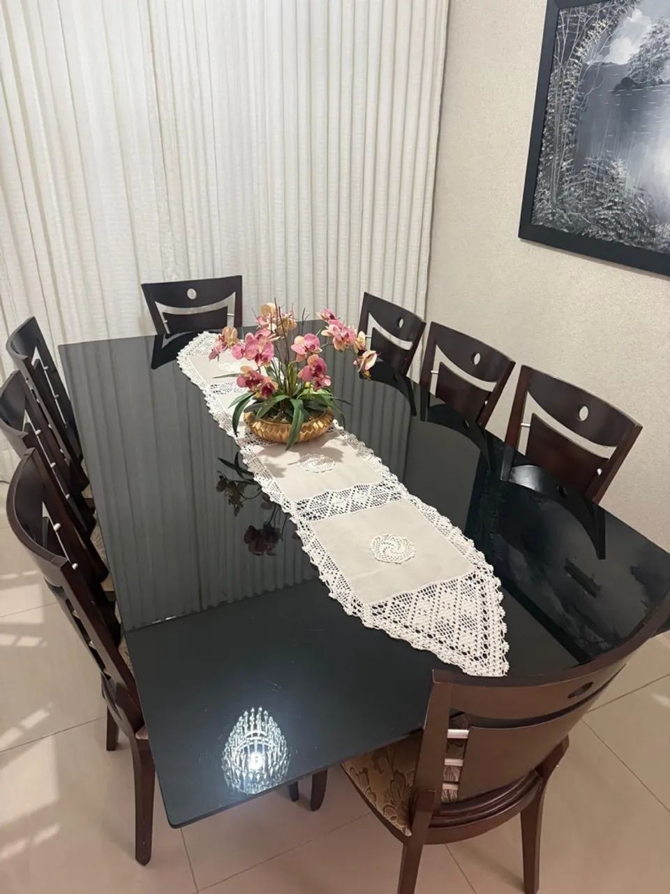 ? OPORTUNIDADE! MESA DE JANTAR COM 8 CADEIRAS ? - Foto 2