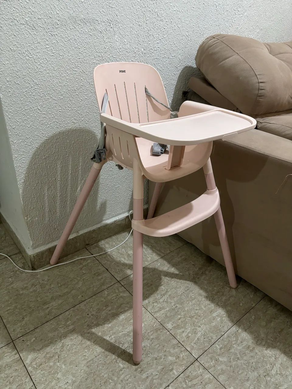 Cadeirão burigotto rosa 