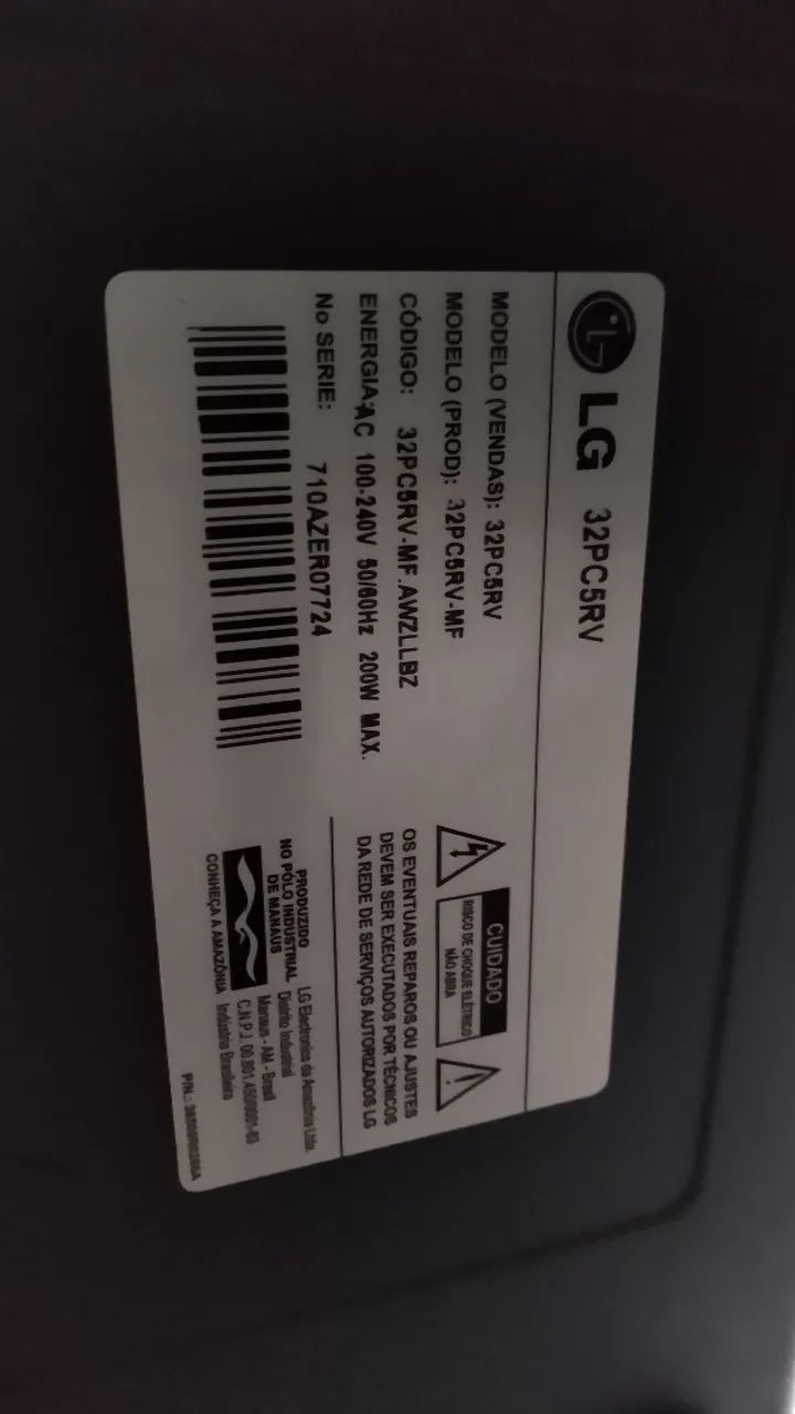 TV LG Plasma 32 Polegadas - Funcionando (ver anuncio) - Foto 2