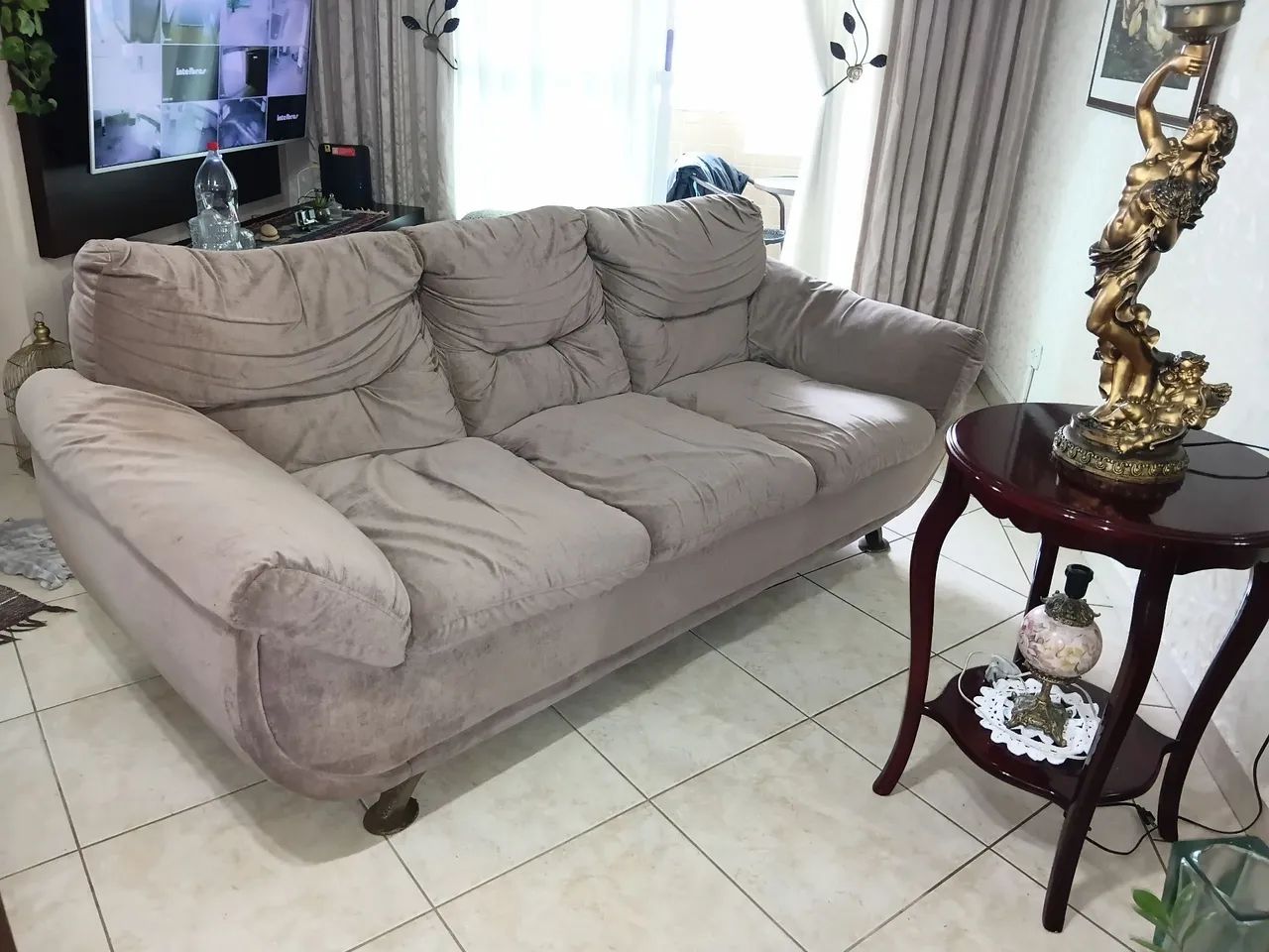 Sofá 3 lugares na tupi  - Foto 3