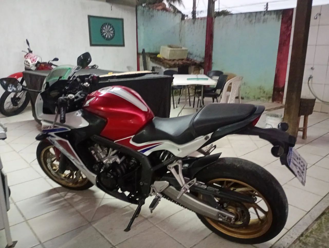 CBR 650F 2017/2017, manual e chave reserva - Foto 5