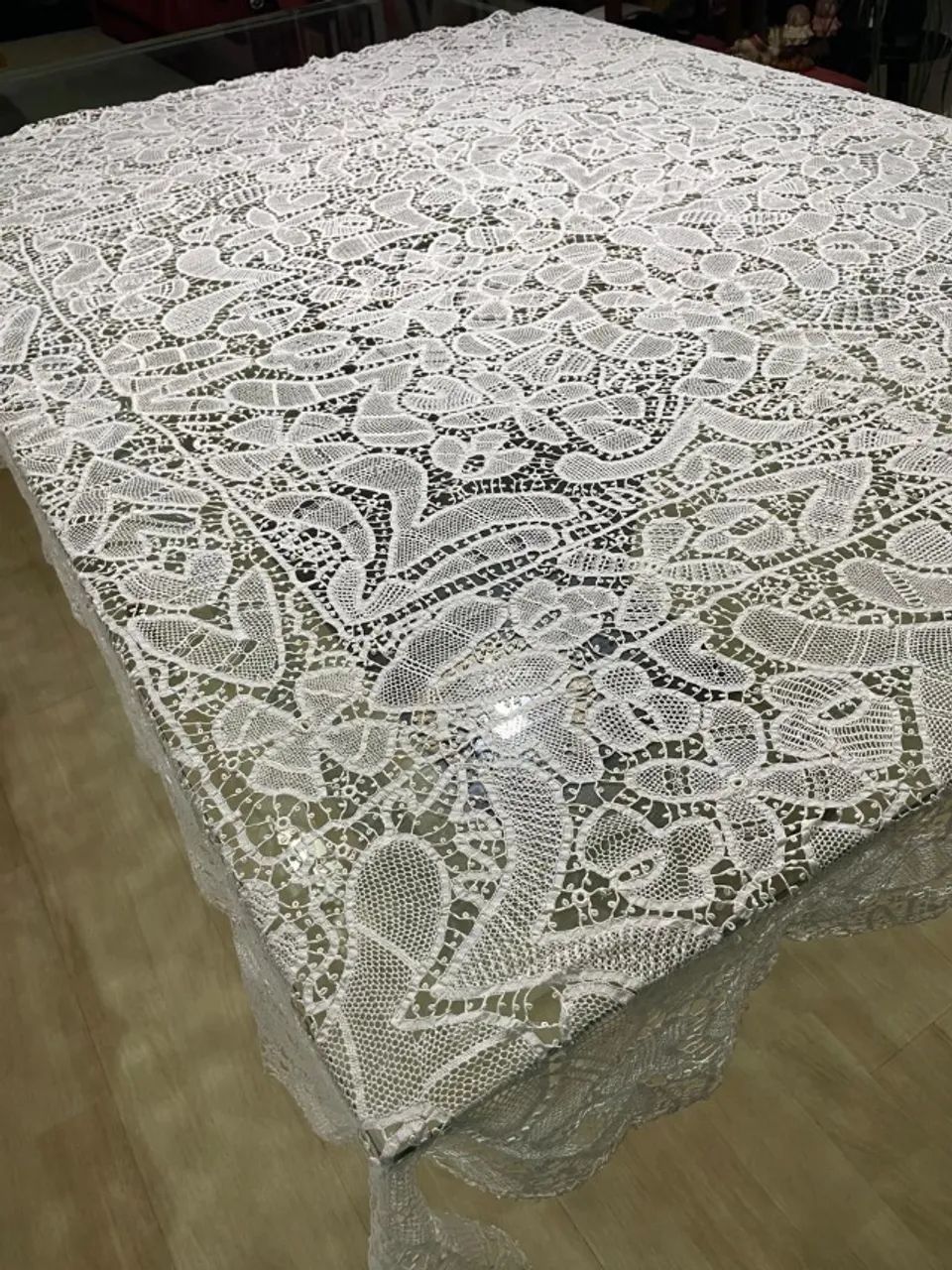 Toalha de mesa quadrada em Renascença - Foto 2