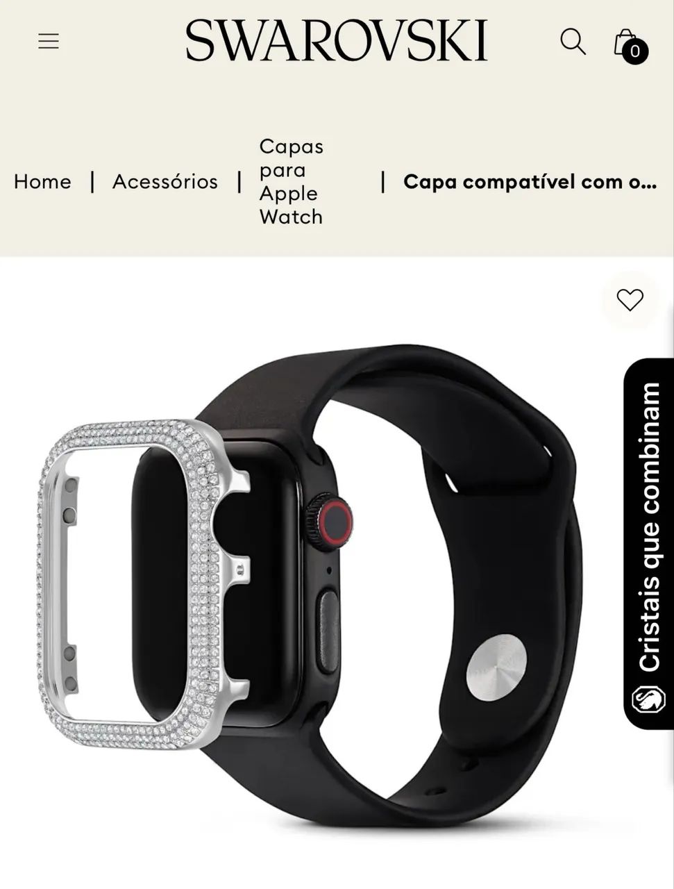 Case Swaroviski para Apple Watch 
