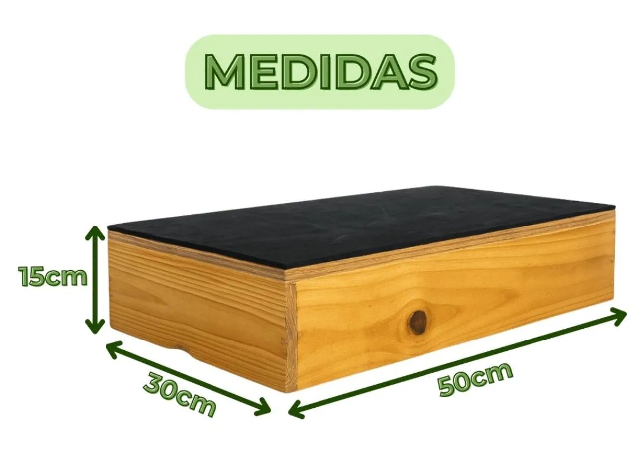 Step de madeira 10 unidades para treinamento funcional 