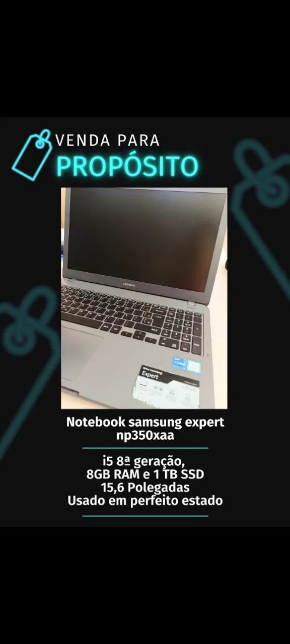 Notebook Samsung expert np350xaa
