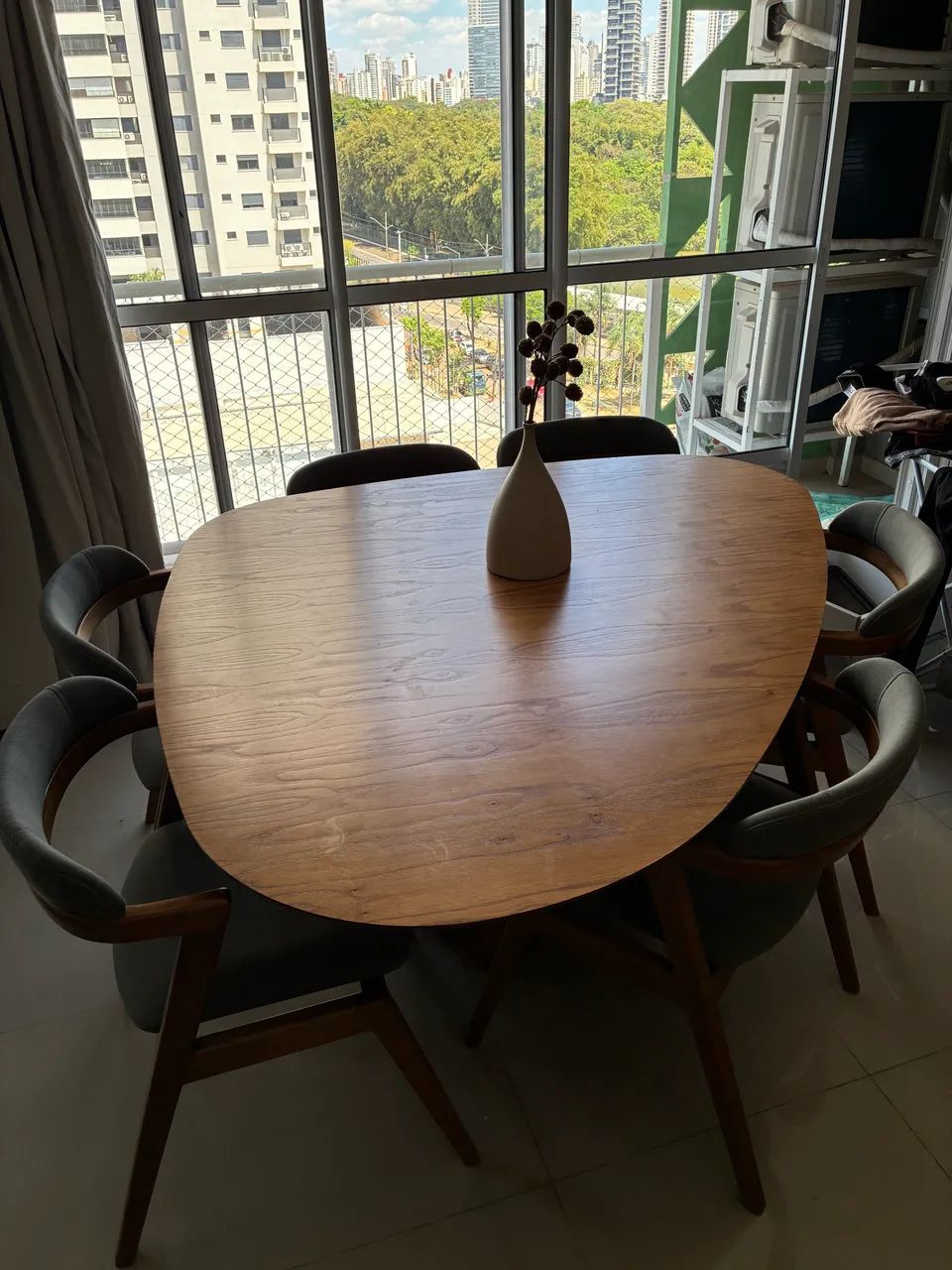 Mesa Orgânica Jantar + 6 cadeiras - Foto 3