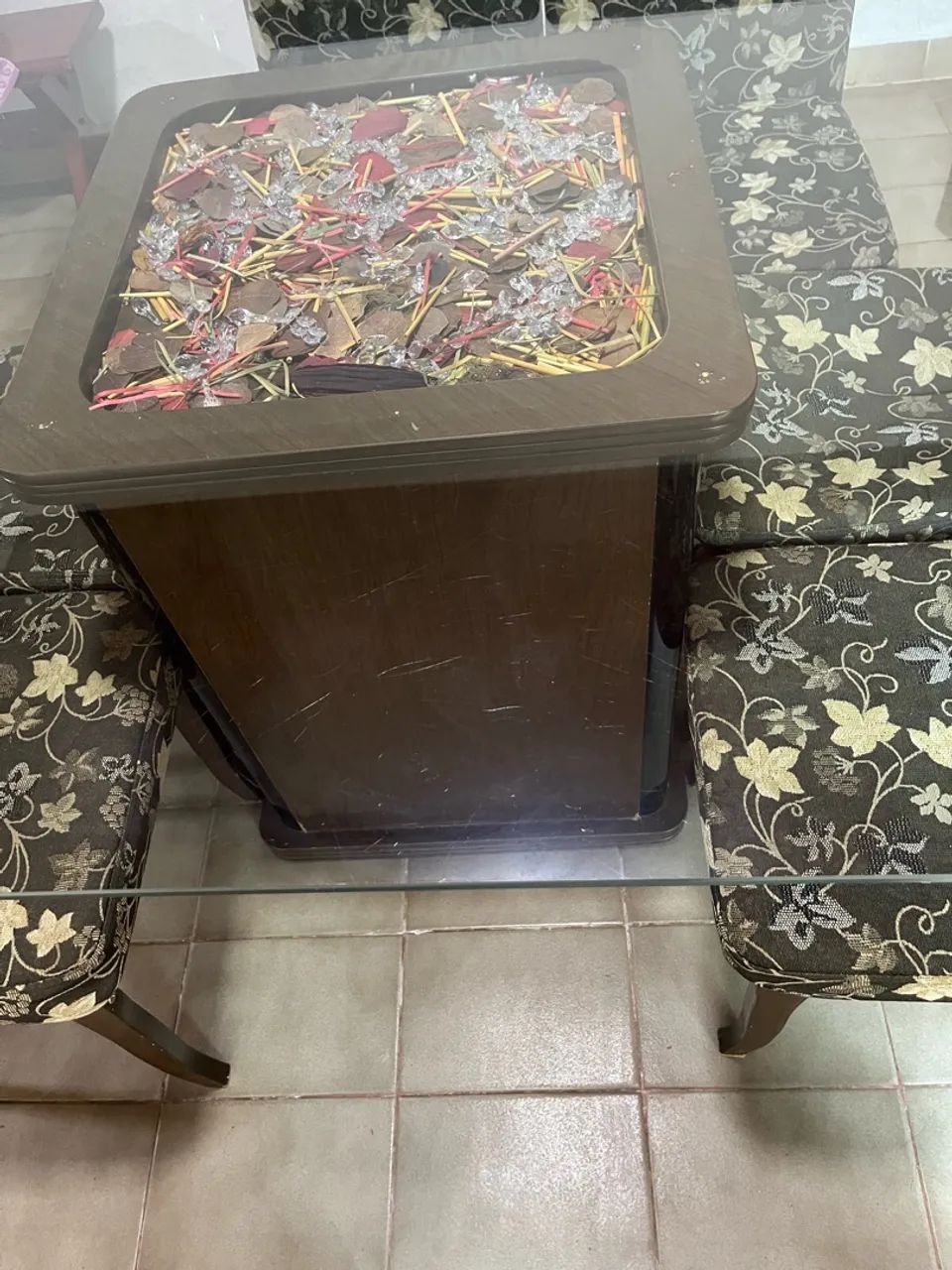 Mesa de vidro grande - Foto 3