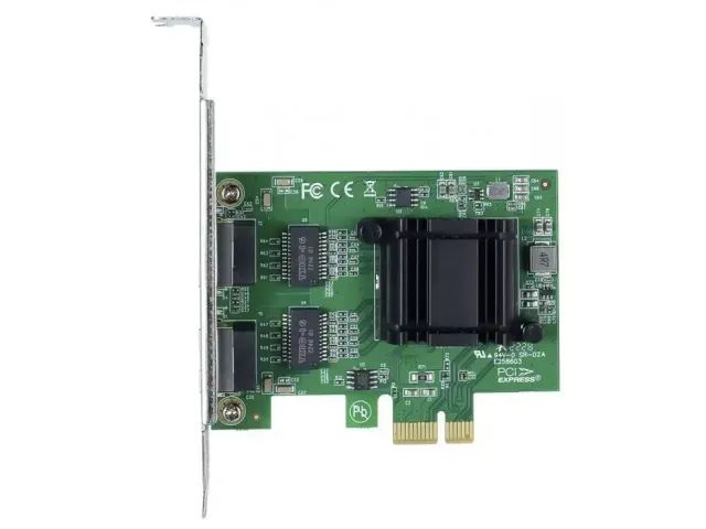 Placa de Rede Vinik PRV2P1000E - Dual Port - PCI-Express 10/100/1000Mbps - Foto 2