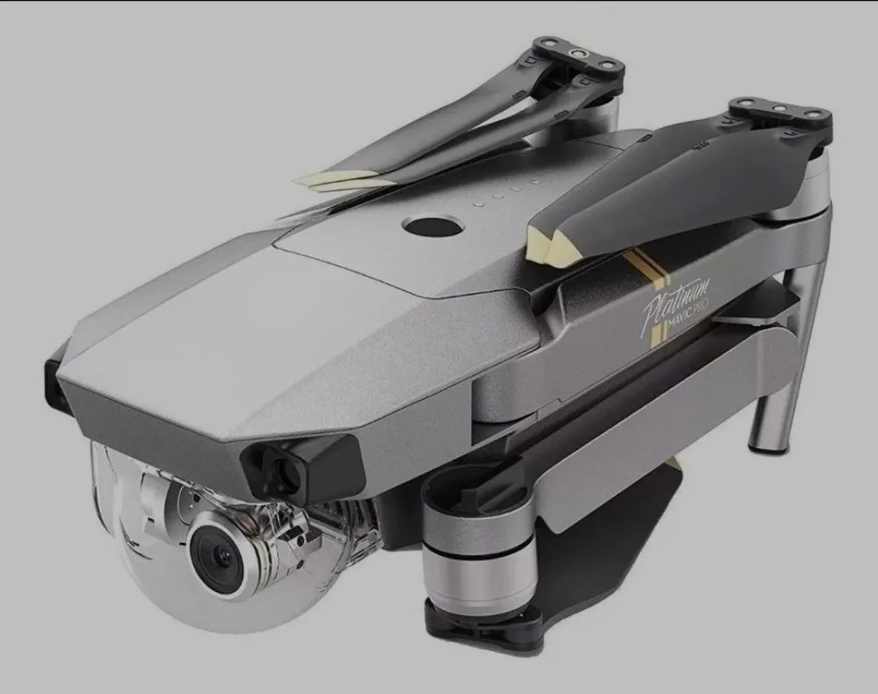 Drone Dji Mavic Pro Platinum com 3 baterias semi novo