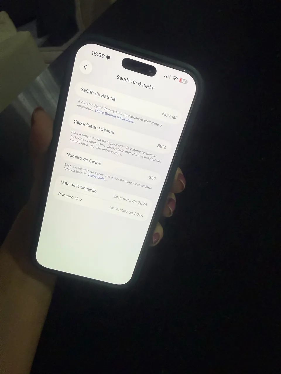 Vendo IPhone 16 pro Max semi novo  - Foto 2