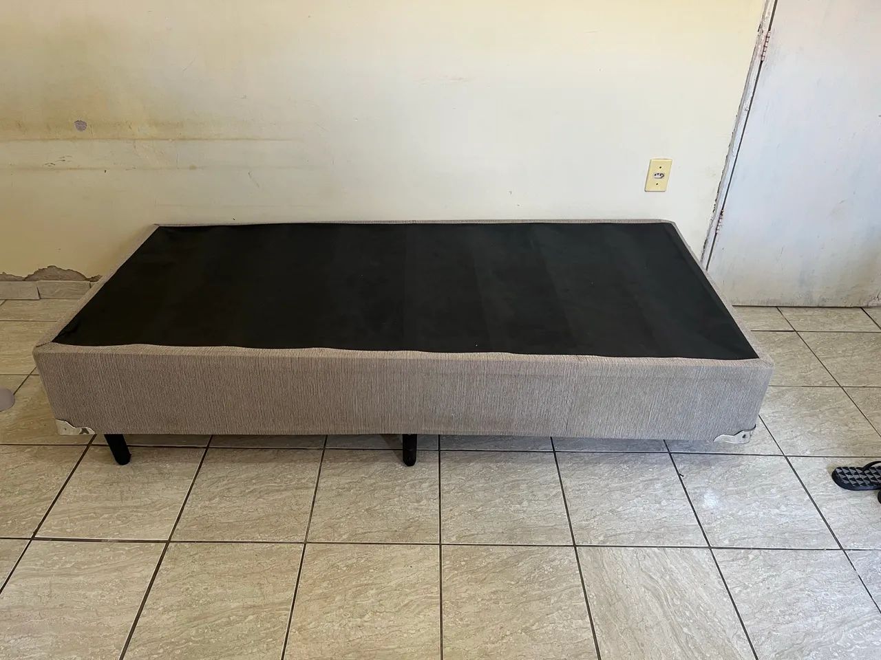 Cama Box Solteiro Plumatex (Colchão + Base)
