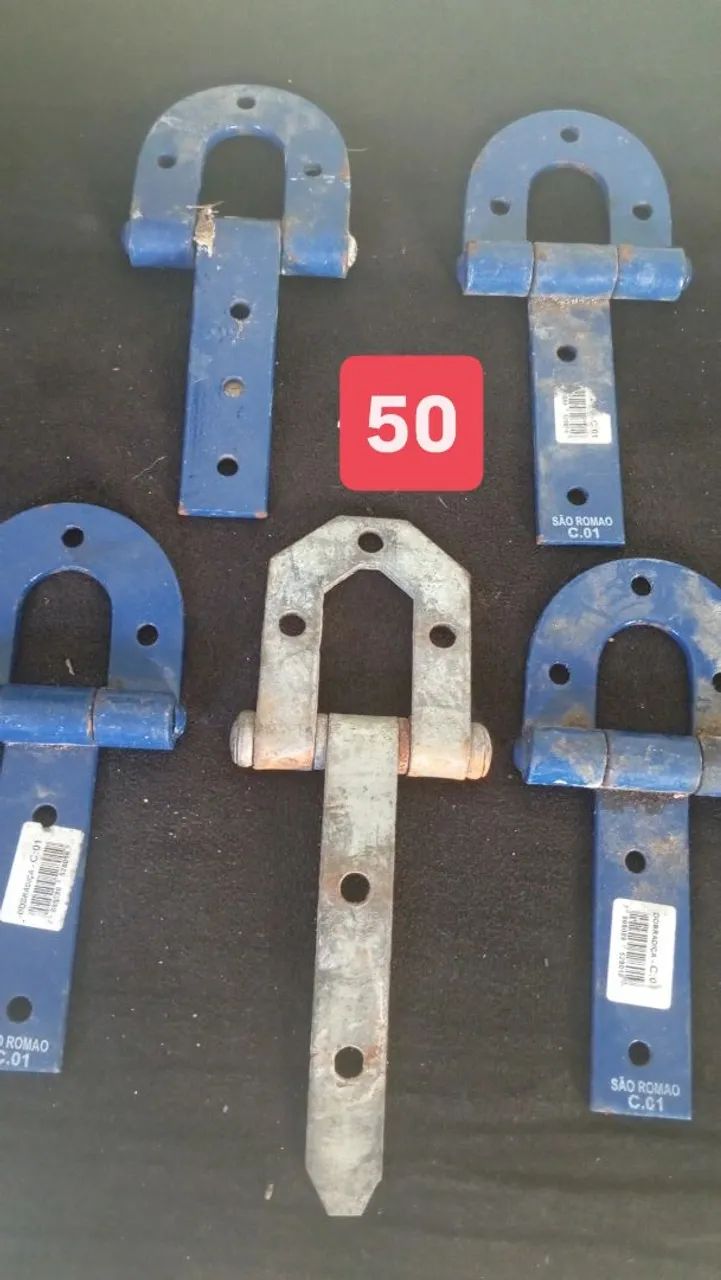 6 Dobradiças 