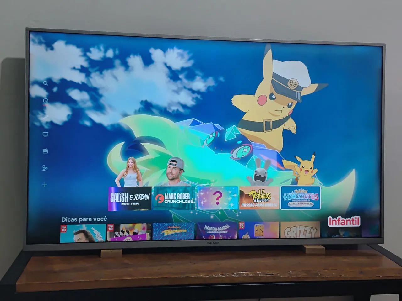 Smart Tv 50 Polegadas 4k Ultra HD Netflix YouTube Wi-Fi 