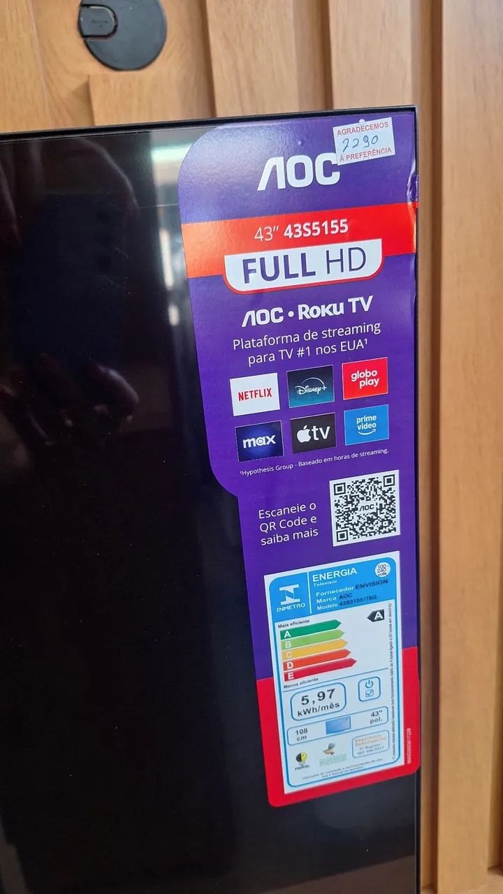 Televisão 43 polegadas - Foto 2