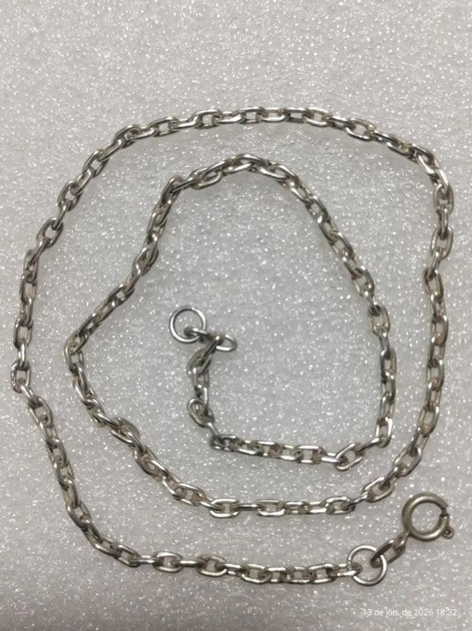 corrente de prata cartier 960 14,8g 50cm - Foto 2