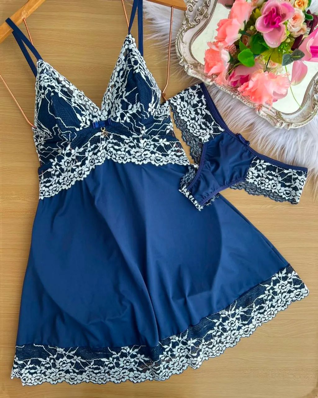 Peças íntimas babydool e pijamas  - Foto 4