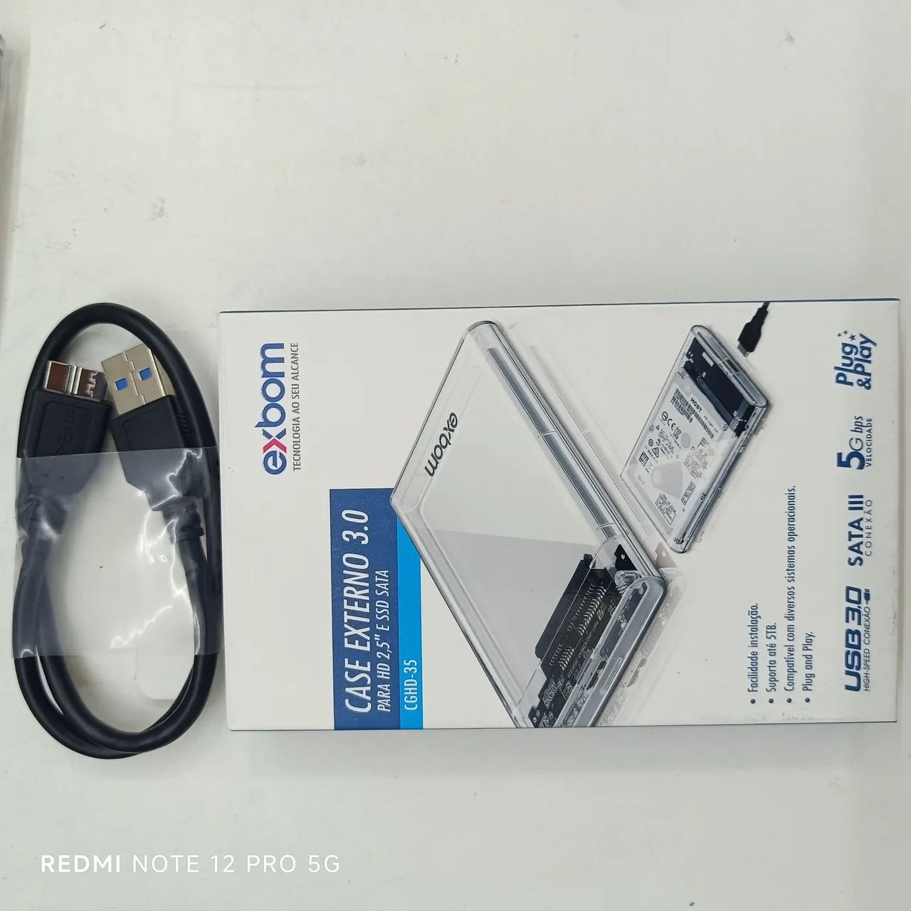 HD Externo 320 GB case USB 3.0 