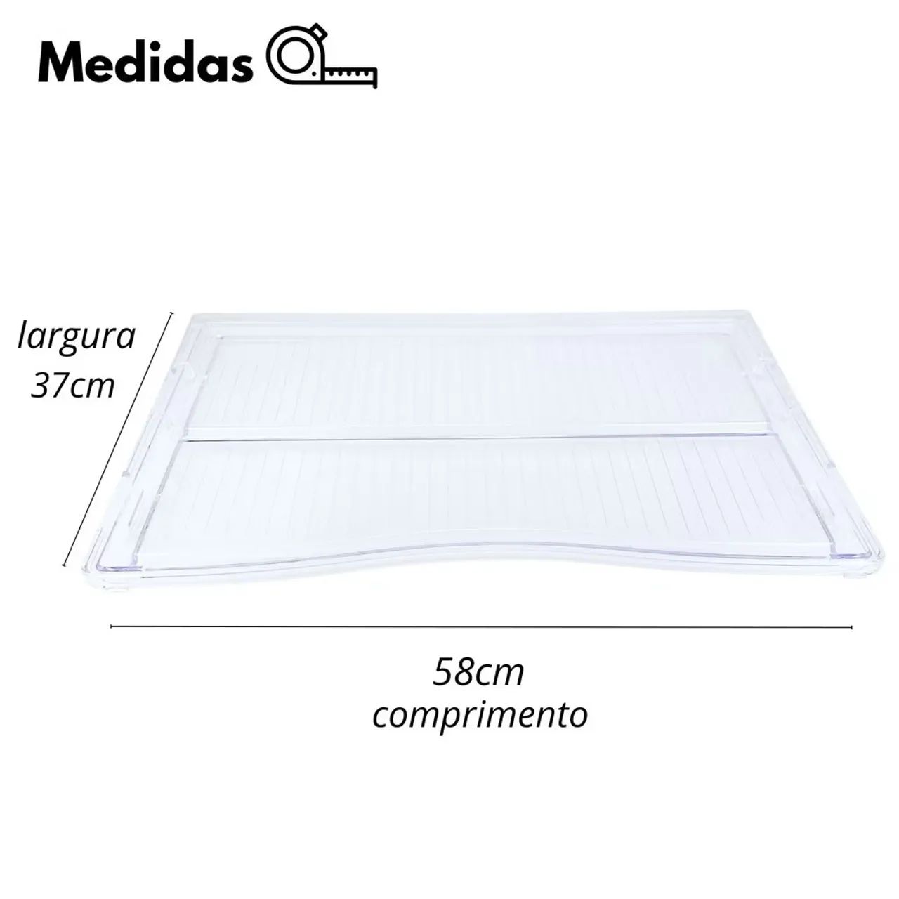 3x Prateleiras Geladeira 