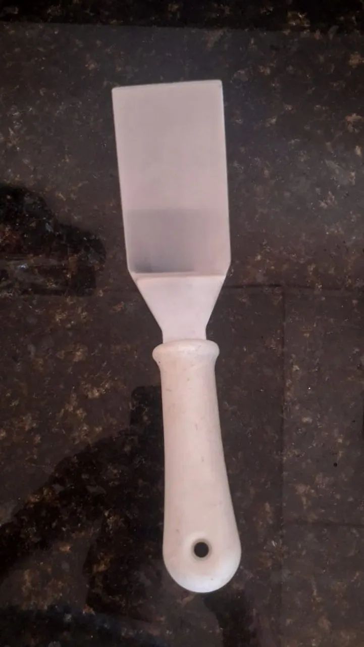 Espátula curva de inox  - Foto 2