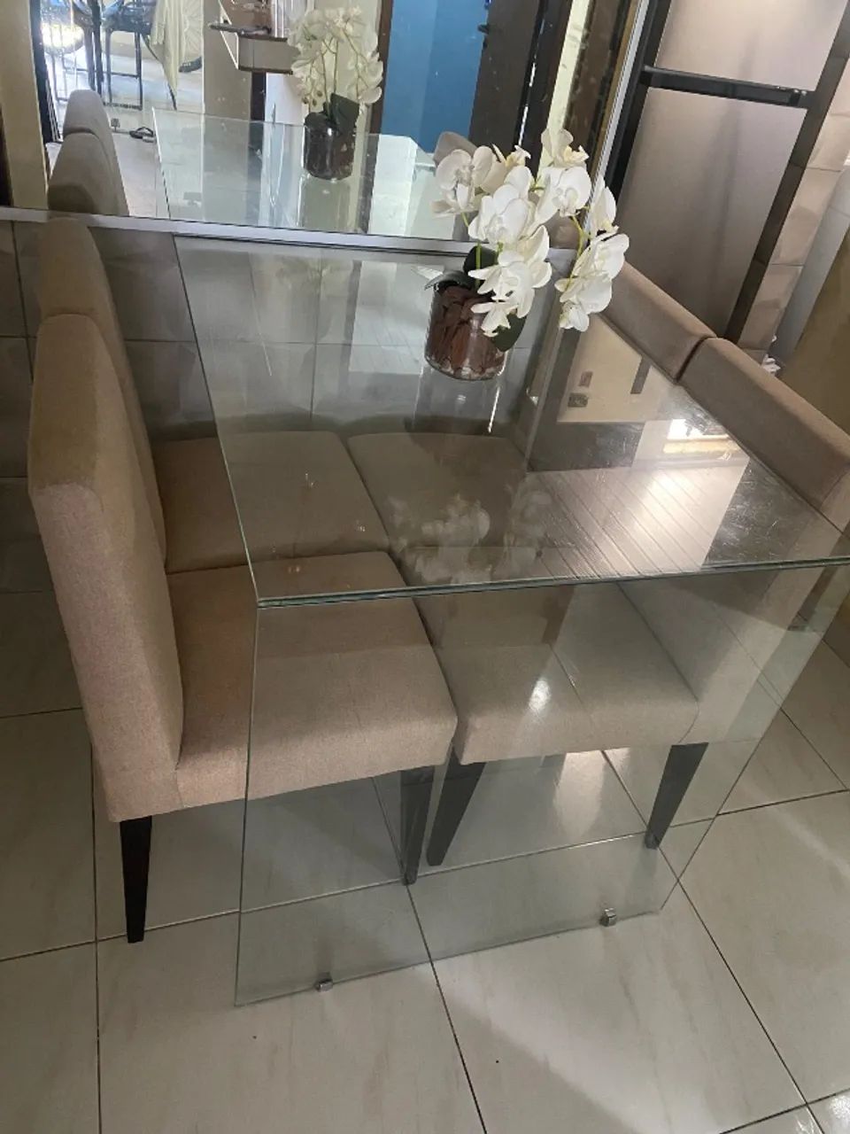 Mesa de vidro 