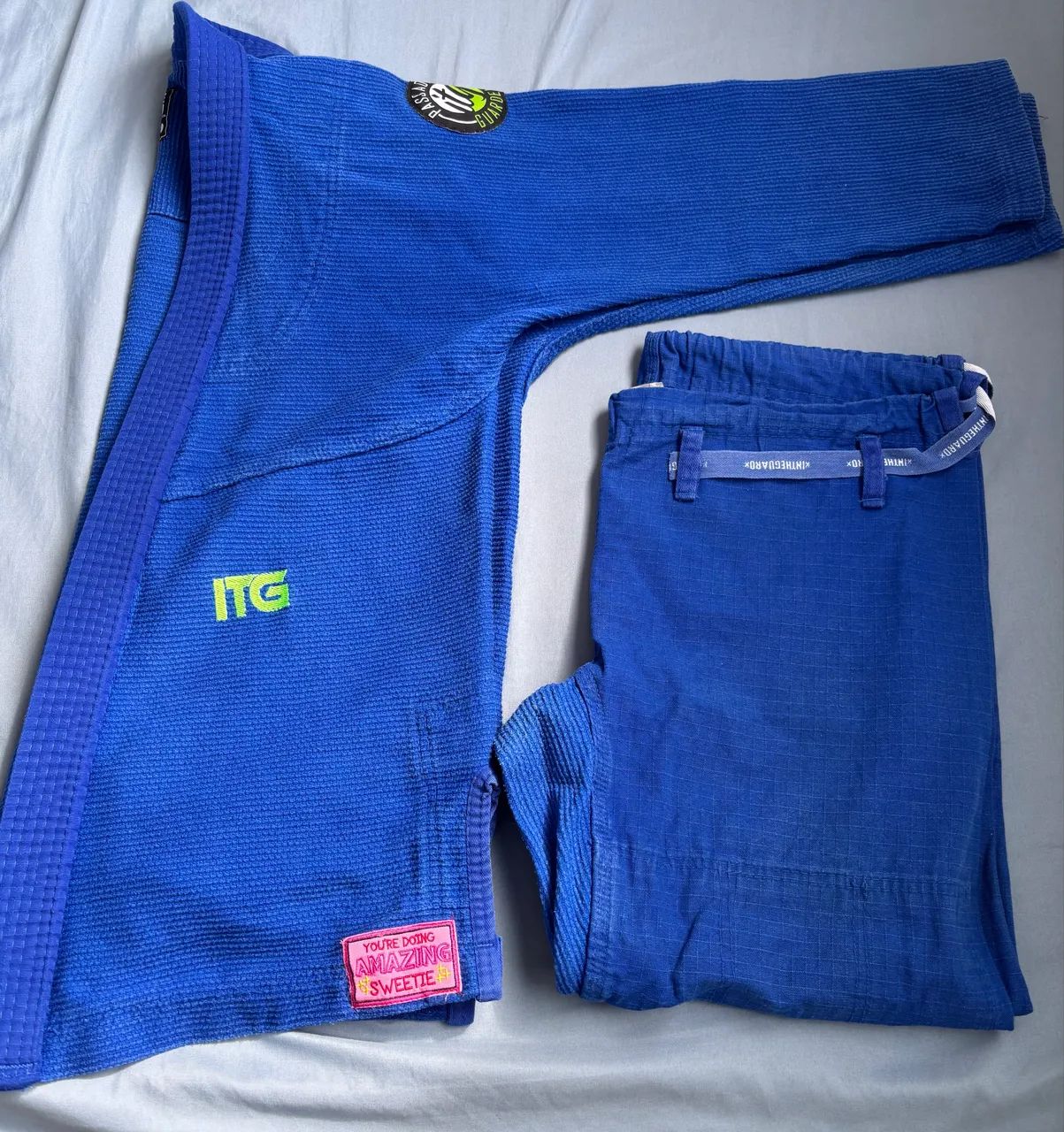 Kimono A0 In the guard AZUL - Foto 2