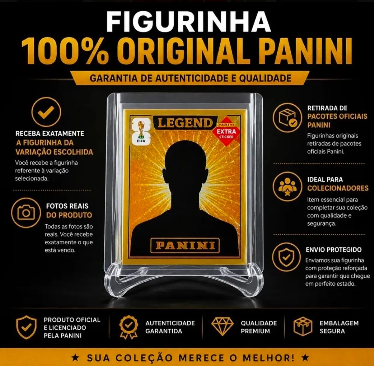 Figurinha Legend da Copa de 2026 - Foto 3