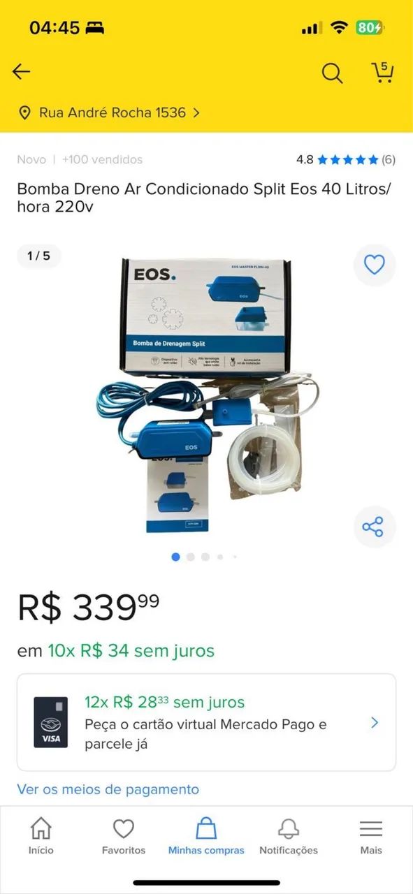 Bomba Dreno para Ar condicionado split