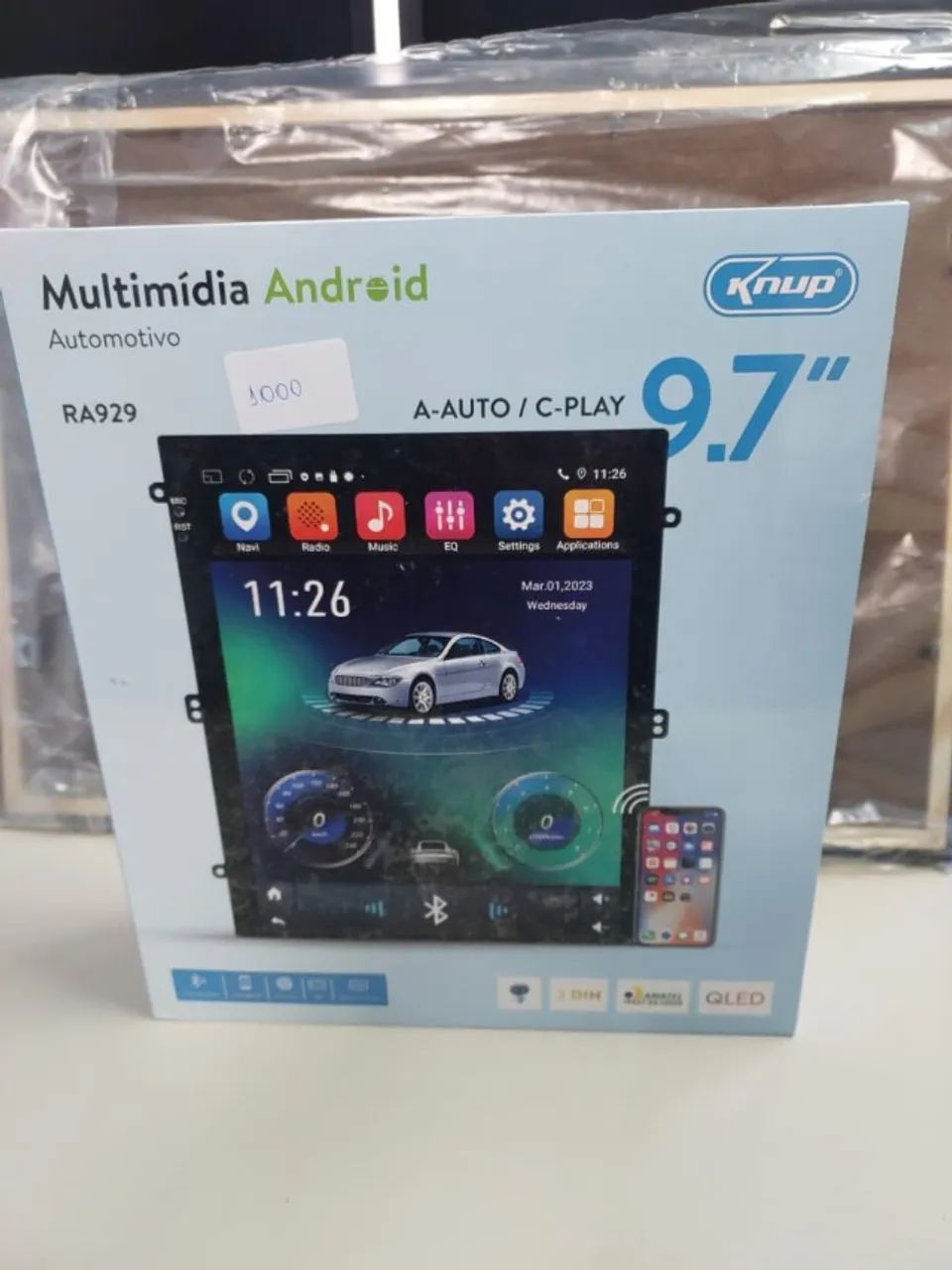 Multimídia Android automotivo Knup 9.7''