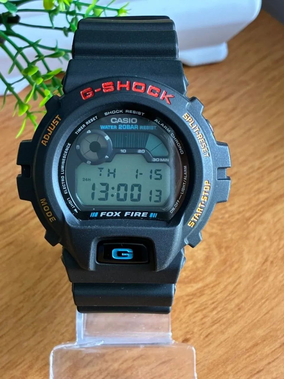 Relogio Casio G-shock Dw 6900 Fox Fire (Raro) - Acessórios