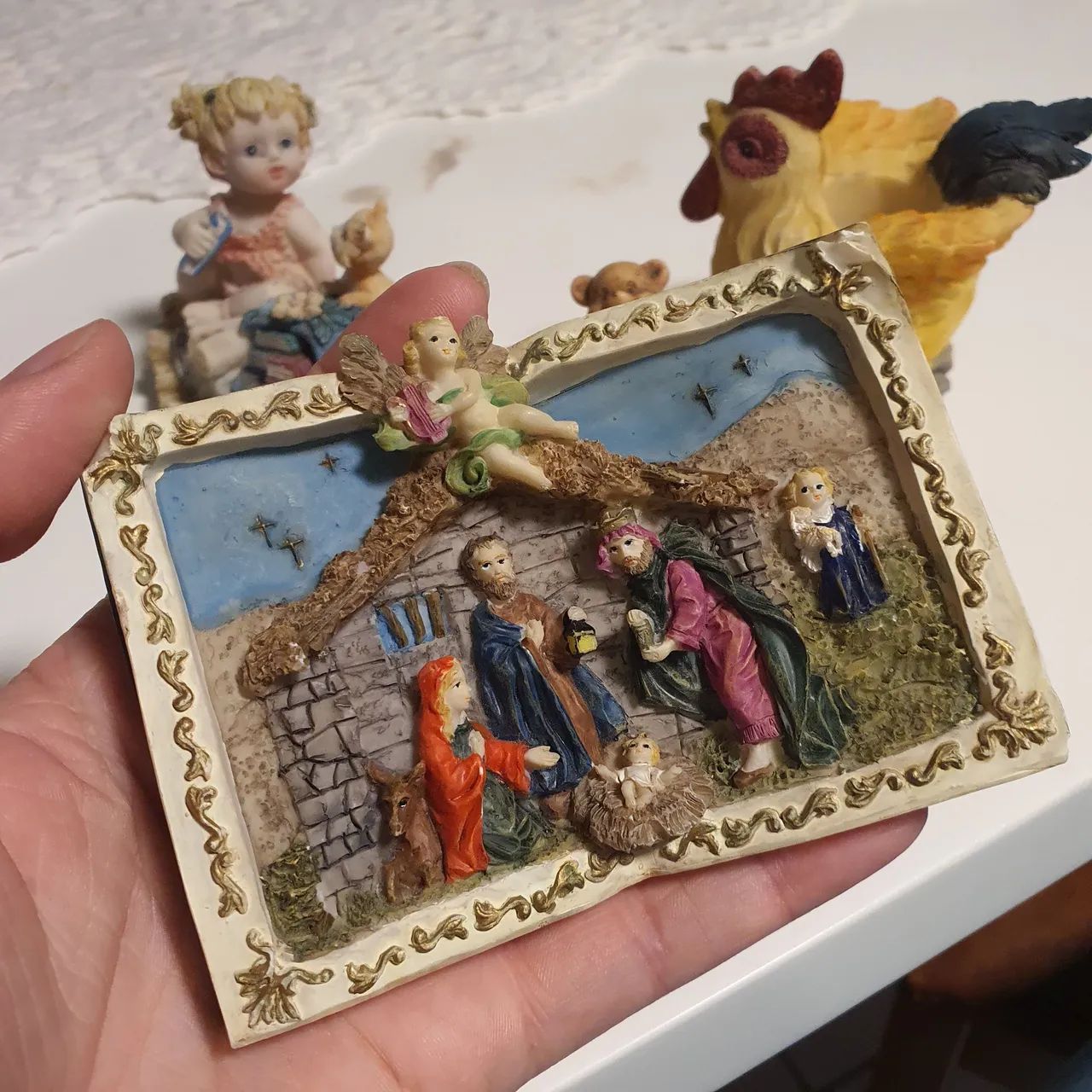 Estatuetas em resina 4 peças  - Foto 2