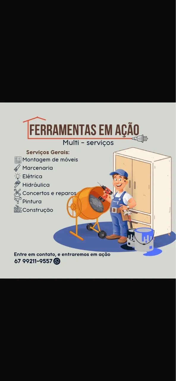 Montador de móveis Campo Grande ms todas região 