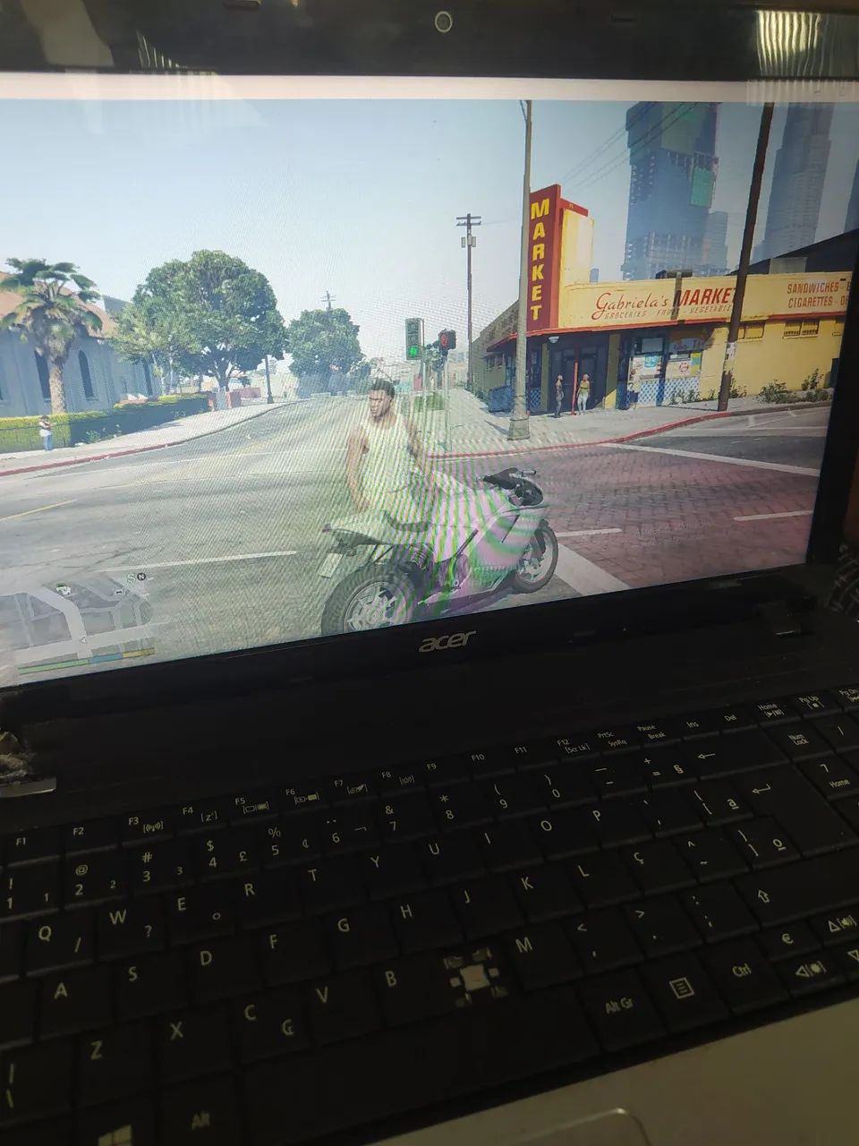 Notebook Acer  com gta5 8gb i3 ssd-240gb