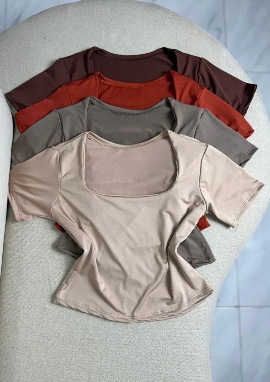 Semi Cropped Feminino em Microfibra  - Foto 3