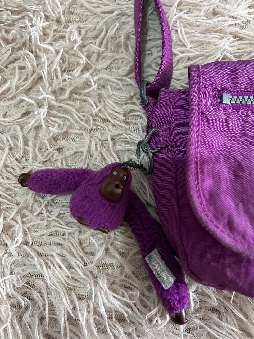 Bolsa Kipling Original Roxa - Foto 5