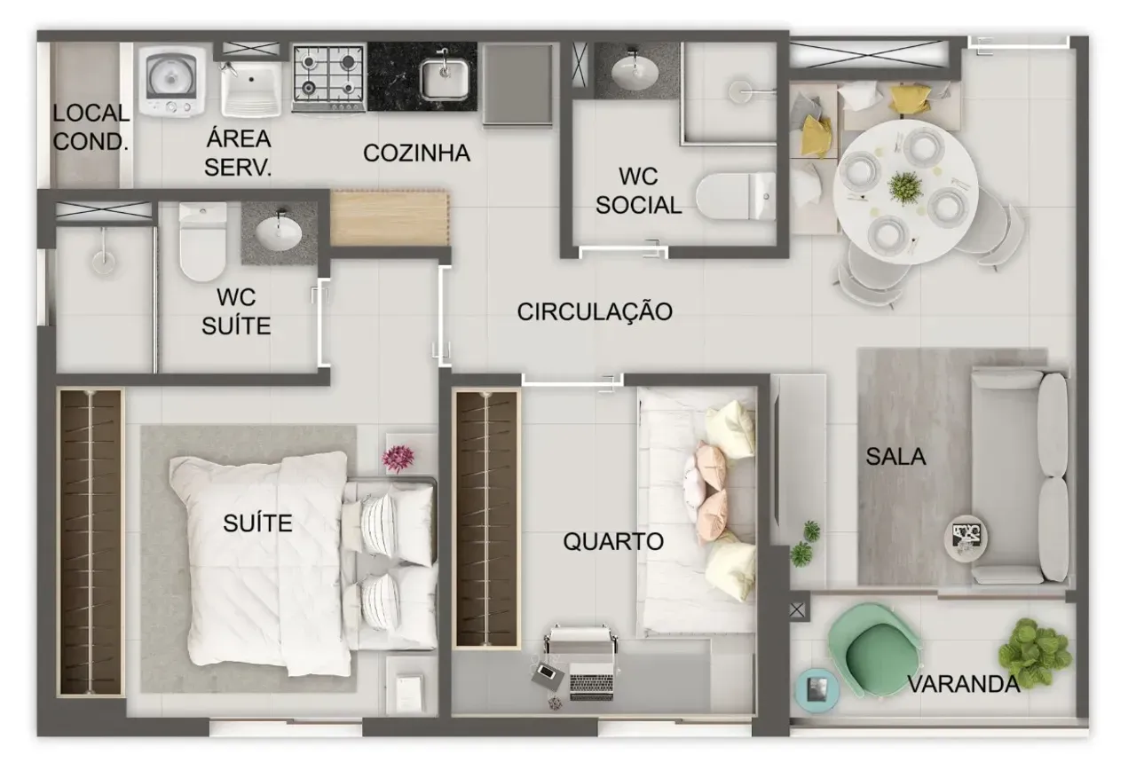 PLANTA 44m²