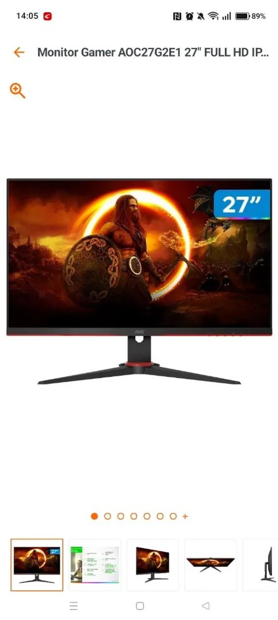 Monitor 27 polegadas AOC  - Foto 2