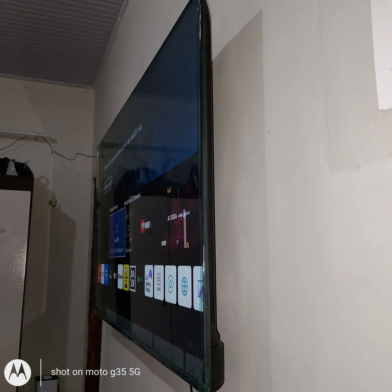 Vendo TV 65 polegadas da VG com nota fiscal  - Foto 2