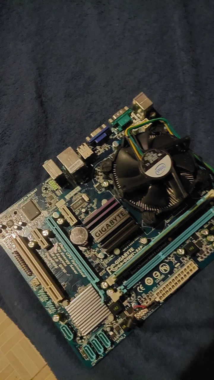 Kit placa mãe core 2 quad - Foto 2